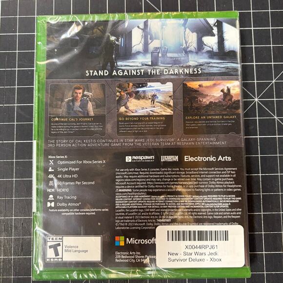 Star Wars Jedi: Survivor Deluxe Edition (Xbox Series X) - New Sealed - Picture 2 of 2